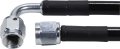 Allstar Performance Coated Braided Line 18in 3hose -3str -3 90 Steel 