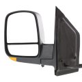 Door Mirror For Gmc Savana 1500 2008 2014 Driver Side Power Heated With Signal Indicator Textured Black Replaces 15227416 