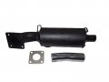 Muffler And Exhaust Pipe With Gasket For Kubota B4200d B5100e B5100d Compact Tractor Stainless Steel Replacement Part