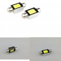 Eaglerich 10 Pcs 41mm 12v Cob Festoon Led Car Bulb Auto Interior Light Lamps Parking Decoding