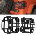 2pcs Tail Light Cover Guards Black Rear Taillight Exterior Decoration Trim For Jl 2018-2023 With Led Lights Model Fit