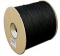 T W Evans Cordage 34-4404u-6 Number-4 1 8-inch Black Cotton Shade Cord 200-yard Unglazed 