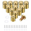 12 Pcs 3 4 In X 1 Stainless Steel Standoff Screws Wall Mount Sign Mounting Hardware Kit For Acrylic Glass Signs And Advertising 
