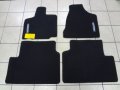 Mopar 82212911 Black Polypropylene Carpet Floor Mat First And Second Row Seat Mats Chrysler Logo On Front 4 Pack 