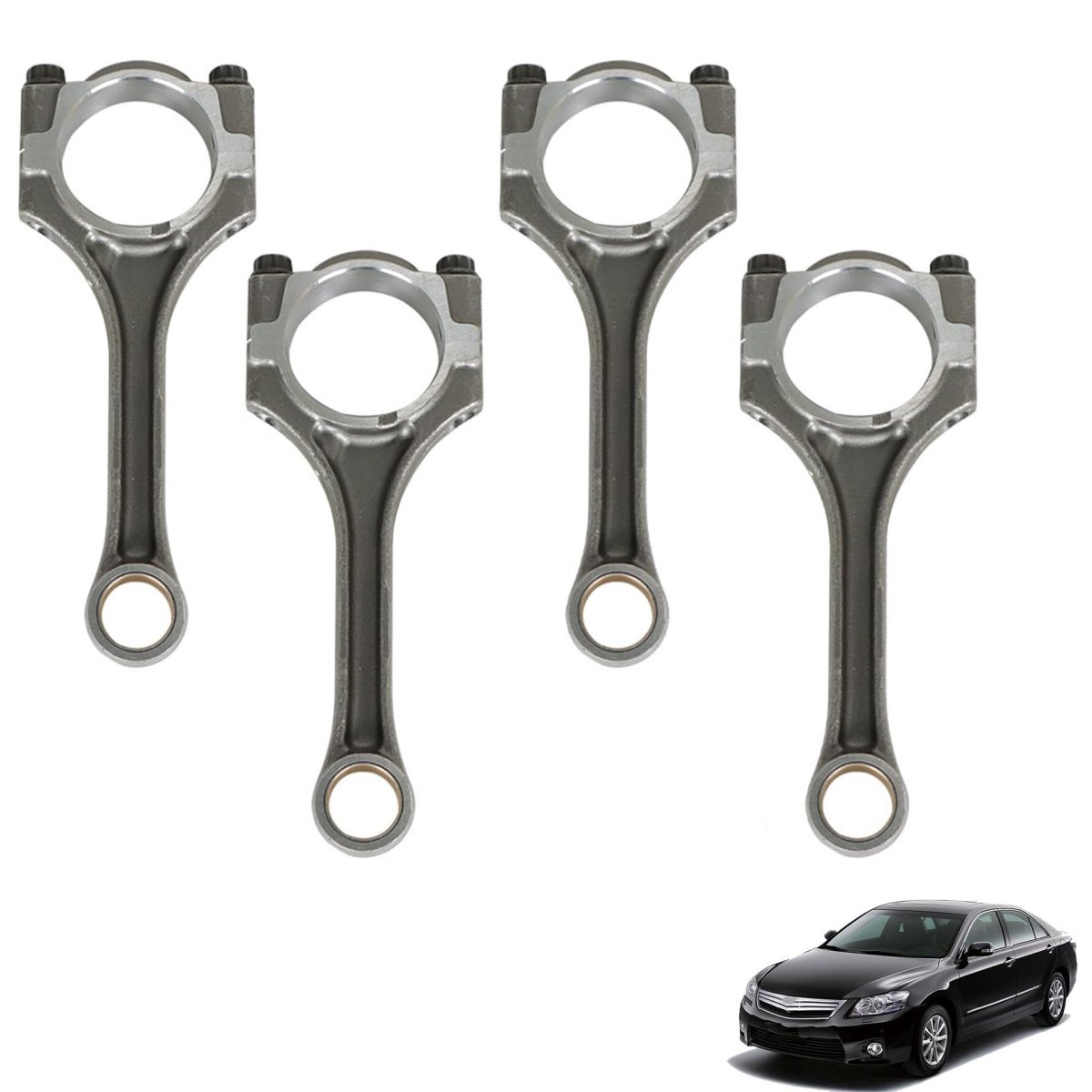 4pcs Connecting Rod Replacement 13201-29685-a0 For 2001-2009 Camry Rav4 Corolla Matrix Solara Highlander 2 4l Engine