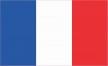 Stickertalk French Flag Magnet 5 Inches By 3 