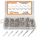 Ispinner 180pcs Stainless Steel Blind Rivets 1 8 5 32 3 16 Pop 6 Sizes Assortment Kit 
