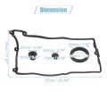 X Autohaux Engine Valve Cover Gasket Seal Set No 11127513194 For Bmw 5ci Base 4 4l V8 2004-2005 750i 4 8l Gas 2006-2008
