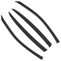 4 Piece Side Window Deflectors For 2011 To 2020 Dodge Charger Rain Guards With Smoked Tint Polycarbonate Tape On Wind Front And 