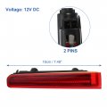 X Autohaux 1 Pair High Level Third Rear Brake Stop Light 7h0945097b 7e0945097e For Vw Transporter T5 T6 Barn Door 2003-up Red