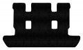 Custom Fit Cargo Trunk Carpet Mat For Lexus Lx570 Under 3rd Row Seat Black Fits 2008 To 2021 