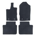 Velour Floor Mats For Ford Ranger Pickup 4 Door 2019 2023 Custom Fit Front And Rear Black Carpet Liners Anti Slip All Season 