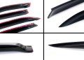 Jdm Smoke Window Visor Rain Guard Compatible With 1998-2002 6th Generation Honda Accord 4 Door Sedan