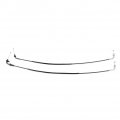 Fsfy 2pcs Throttle Cable Line Set For Yamaha Xv250 Route 66 Xv250v-star Virago Xv125