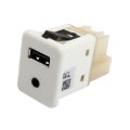 Audio And Usb Receptacle For Chevy Volt 2011 2012 2013 2014 2015 White Olx Acd20870101 Cl360a51 