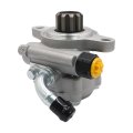 Power Steering Pump 44310-0k040 For Toyota Hilux 2004-2018 Engine 1kd 2kd Silver Polished Finish 