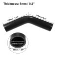 40mm 1 57 Id 45 Degree Elbow Silicone Reducer Hose Pipe Bend Turbo Water Intercooler Black