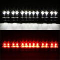 Dual Row Led Rear High Mount Black Housing 3rd Third Tail Brake Light Reverse Lamp Compatible With Toyota Tundra 00-06