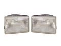 Headlights Headlamps For Grand Cherokee 93-95 Left Right Replacement Set 