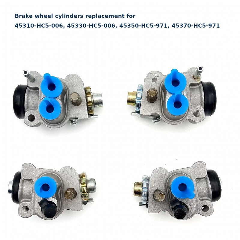 Front Brake Wheel Cylinders For Honda Trx350 Fourtrax Rancher 350 2000 2003 And Trx300 300 4x4 1988 1990 Set Of 4 45310 Hc5 006