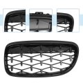 Front Hood Bumper Grille For Bmw 335d 328i 335i Xdrive E90 No 51137201969 51137201970 Kidney Grill Diamond Star Black 1 Pair