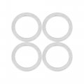 X Autohaux 10pcs M18 Silver Tone Oil Drain Plug Gaskets Replacement For Volvo 977751