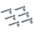 The Rop Shop 6-pack Shear Pin Bolt Nut For John Deere Snowblower 1332dde Pc2836 Snow 