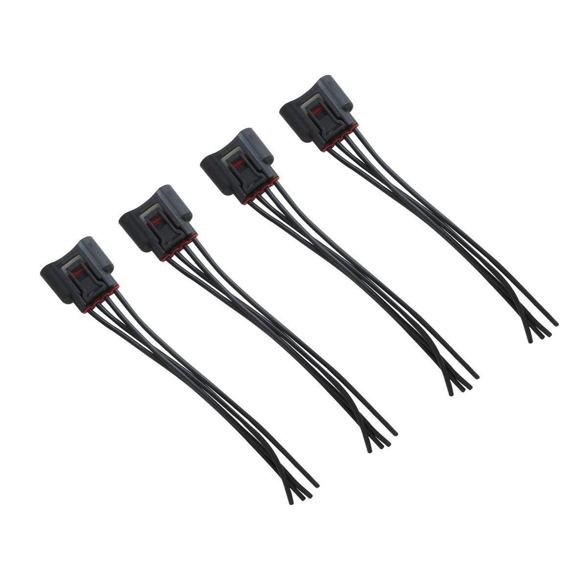 4 Pcs Ignition Coil Female Connector Plug Harness For 2006 2010 Toyota Hiace 2 7l Replace 90919-02244 90080-19015 90919-02239