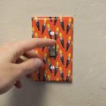 Fancy Cockatiels Birds Pattern Plastic Wall Decor Toggle Light Switch Plate Cover 