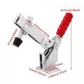 Gh-12132 Latch Type Toggle Clamp Hand Tool Quick Release 227kg 500lbs Metal Horizontal Holding Capacity Fixture Used In The