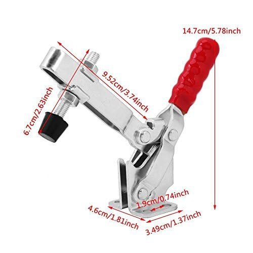 Gh-12132 Latch Type Toggle Clamp Hand Tool Quick Release 227kg 500lbs Metal Horizontal Holding Capacity Fixture Used In The