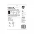 Ge G E Lighting 75339 Amber Flame Shaped Bulb 25w 2-pack 2 Count Pack Of 1