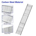 4000pcs 18 Gauge Brad Nails 1 2 In Length Straight Finishing Galvanized Carbon Steel For Woodworking Construction Silver