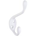 National Hardware N331-058 Mpb167 Heavy Duty Garment Hook In White 