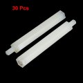 Uxcell 30pcs M3 40 6mm Male Thread Nylon Hex Standoff Spacer Screws Pcb Pillar