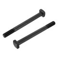 5pcs Square Head Bolts 3 4-10x8 Black Oxide Carbon Steel Machine Screws T-bolt For Machinery Railroad Electrical Connections 