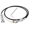 Adjustable Accelerator Cable For Chevrolet Chevy 97-04 Ls1 Engines 5 7l 36 Inch Stainless Braided Throttle Kit Black 