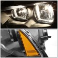 Auto Dynasty Ch2502232 Oe Style Driver Left Side Black Housing Headlight Lamp Compatible With Dodge Charger 11-14