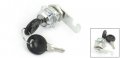 Tool Box Furniture Locking 19mm Dia 22mm Length Thread Cylinder Cam Lock With Key