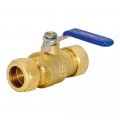 Eastman 3 4 Inch Compression Full Port Ball Valve Brass Plumbing Fitting 20097lf 