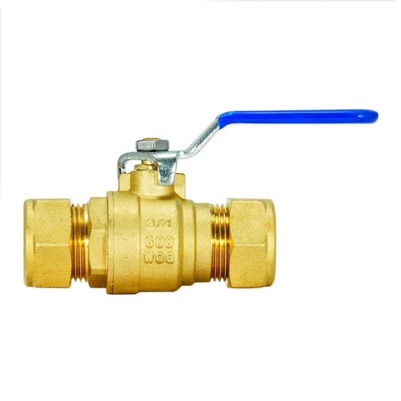 Eastman 3 4 Inch Compression Full Port Ball Valve Brass Plumbing Fitting 20097lf