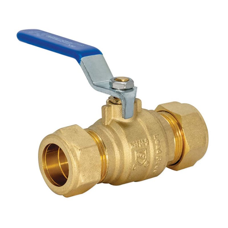 Eastman 3 4 Inch Compression Full Port Ball Valve Brass Plumbing Fitting 20097lf