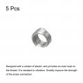 Uxcell Wire Thread Inserts 10-24 Unc 1 0d 304 Stainless Steel Helical Type Coiled Screw Repair Threaded Sleeve Sheath 5pcs