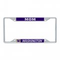 University Of Washington Huskies License Plate Frame Mom Officially Licensed Metal Car Tag Holder 6 25 X 12 In For Us Canadian 