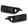 Fog Light Trim For Ram 1500 Classic 2019 2020 2021 2022 2023 Front Driver And Passenger Side Textured Black 2 Pieces Replace 