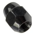 Chevy Colorado 2004-2018 Wheel Nut Steel Black Regular Grade Conical Seat 60 Degree Style Acorn Metric Replacement For 