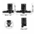 Uxcell 2 Pcs No 12782508 12782509 Front Windshield Washer Nozzles Spray Jet For Buick Regal 2011-2017 Opel Insignia A 2008-2017