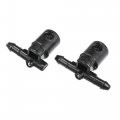 Uxcell 2 Pcs No 12782508 12782509 Front Windshield Washer Nozzles Spray Jet For Buick Regal 2011-2017 Opel Insignia A 2008-2017