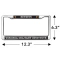 Virginia Military Institute Mascot Full Size Standard License Plate Metal Frame