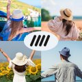 Tenalleys 30 Pieces Hat Size Reducer Self-adhesive Foam 4 3 Tape For Men Women Hats Caps Sweatband Black 